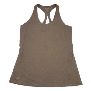 Athleta Limitless Keyhole Racerback Tank Top Women Size M Gray